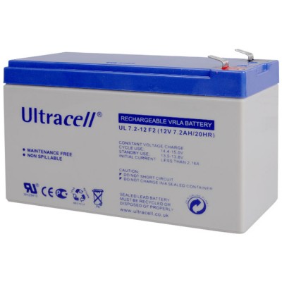 Μπαταρία μολύβδου 12V 7.2Ah, με F2 terminals. Μπαταρία μολύβδου 12V 7.2Ah, με F2 terminals.