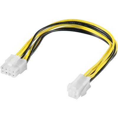 Καλώδιο τροφοδοσίας, ATX-12V PCIe 8 pin αρσ. σε 4 pin θηλ. Καλώδιο τροφοδοσίας, ATX-12V PCIe 8 pin αρσ. σε 4 pin θηλ.