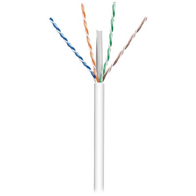 Καλώδιο δικτύου CAT 6, U/UTP, μονόκλωνο, σε κουλούρα 100m, σε άσπρο χρώμα. Καλώδιο δικτύου CAT 6, U/UTP, μονόκλωνο, σε κουλούρα 100m, σε άσπρο χρώμα.