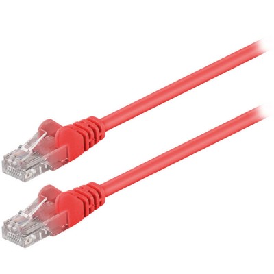 Καλώδιο δικτύου CAT 5e, U/UTP, 0.25m σε κόκκινο χρώμα. Καλώδιο δικτύου CAT 5e, U/UTP, 0.25m σε κόκκινο χρώμα.