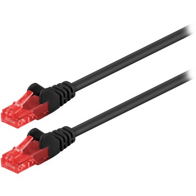 Καλώδιο δικτύου CAT 6, U/UTP, 0.50m σε μαύρο χρώμα. Καλώδιο δικτύου CAT 6, U/UTP, 0.50m σε μαύρο χρώμα.