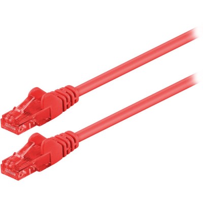 Καλώδιο δικτύου CAT 6, U/UTP, 0.50m σε κόκκινο χρώμα. Καλώδιο δικτύου CAT 6, U/UTP, 0.50m σε κόκκινο χρώμα.