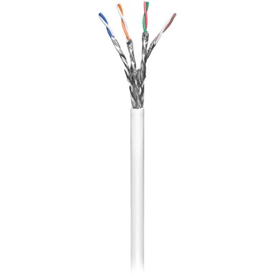 Καλώδιο δικτύου CAT 6, S/FTP, πολύκλωνο, σε κουλούρα 305m, σε λευκό χρώμα. Καλώδιο δικτύου CAT 6, S/FTP, πολύκλωνο, σε κουλούρα 305m, σε λευκό χρώμα.