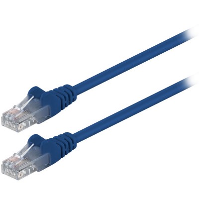 Καλώδιο δικτύου CAT 5e, U/UTP, 0.25m σε μπλε χρώμα. Καλώδιο δικτύου CAT 5e, U/UTP, 0.25m σε μπλε χρώμα.