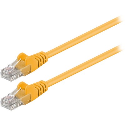 Καλώδιο δικτύου CAT 5e, U/UTP, 0.25m σε κίτρινο χρώμα. Καλώδιο δικτύου CAT 5e, U/UTP, 0.25m σε κίτρινο χρώμα.