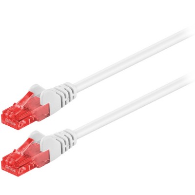 Καλώδιο δικτύου CAT 6, U/UTP, 1.00m σε λευκό χρώμα. Καλώδιο δικτύου CAT 6, U/UTP, 1.00m σε λευκό χρώμα.
