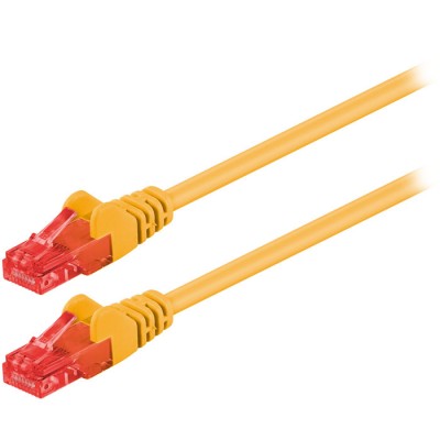 Καλώδιο δικτύου CAT 6, U/UTP, 0.50m σε κίτρινο χρώμα. Καλώδιο δικτύου CAT 6, U/UTP, 0.50m σε κίτρινο χρώμα.