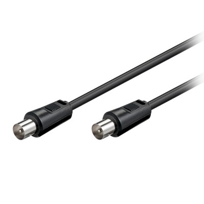 Καλώδιο IEC (Coax) αρσ. - IEC (Coax) αρσ., 1.50m σε μαύρο χρώμα. Καλώδιο IEC (Coax) αρσ. - IEC (Coax) αρσ., 1.50m σε μαύρο χρώμα.