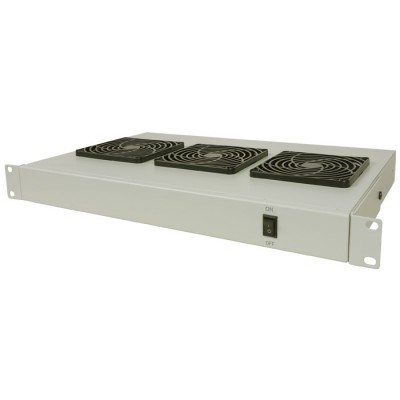 Μονάδα εξαερισμού rackmount 19", με 3 ανεμιστήρες 120 x 120 mm, 1U ύψος και 280 mm βάθος για επιτοίχια Intellinet Rack Cabinets, σε γκρι χρώμα. Μονάδα εξαερισμού rackmount 19", με 3 ανεμιστήρες 120 x 120 mm, 1U ύψος και 280 mm βάθος για επιτοίχια Intellinet Rack Cabinets, σε γκρι χρώμα.