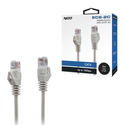 Καλώδιο δικτύου CAT6, U/UTP, 2m