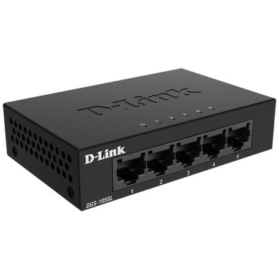 5-Port Gigabit Ethernet 10/100/1000 Unmanaged Desktop Switch.