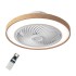 Ανεμιστήρας οροφής DC 19" με LED φωτιστικό και τηλεχειριστήριο, 32W