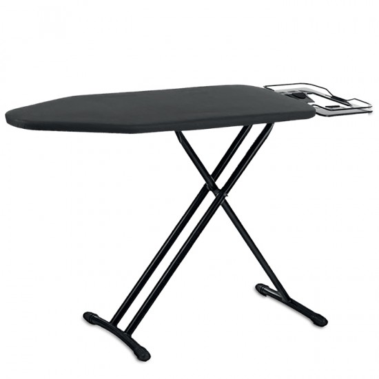 Σπαστή σιδερώστρα 120 x 38cm, σε μαύρο χρώμα Σπαστή σιδερώστρα 120 x 38cm, σε μαύρο χρώμα
