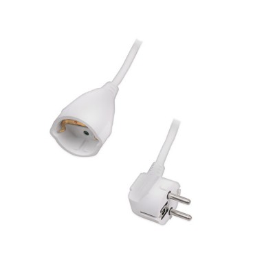 Προέκταση καλωδίου σούκο 3 μέτρα (3 x 1.5 mm²), σε λευκό χρώμα. Προέκταση καλωδίου σούκο 3 μέτρα (3 x 1.5 mm²), σε λευκό χρώμα.