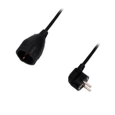 Προέκταση καλωδίου σούκο 5 μέτρα (3 x 1.5 mm²), σε μαύρο χρώμα. Προέκταση καλωδίου σούκο 5 μέτρα (3 x 1.5 mm²), σε μαύρο χρώμα.