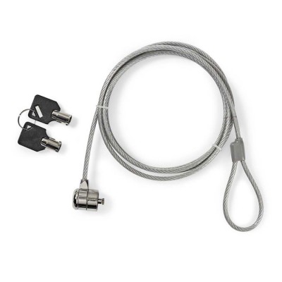 Universal κλειδαριά για laptop με κλειδιά, 1,8m. Universal κλειδαριά για laptop με κλειδιά, 1,8m.