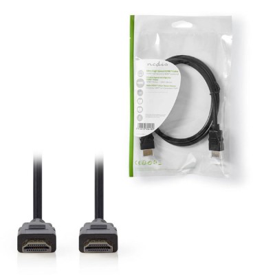 Καλώδιο Ultra High Speed HDMI αρσ. - HDMI αρσ., με επίχρυσες επαφές, 1.00m.