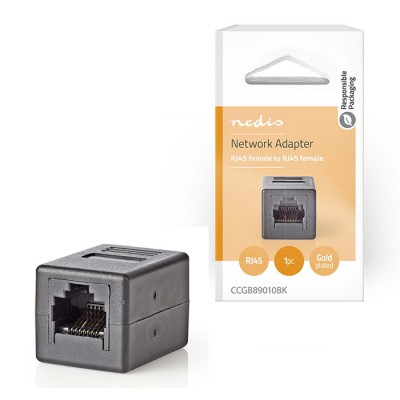 Μούφα CAT 6 RJ45, σε συσκευασία blister.