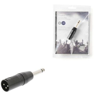 Αντάπτορας XLR 3-Pin αρσ. σε 6.35 mm mono αρσ.