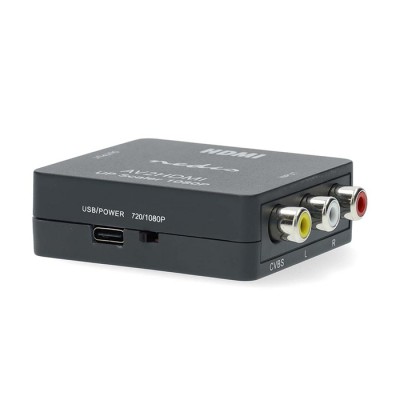 Ψηφιακός μετατροπέας βίντεο από 3x RCA θηλ. (AV) σε HDMI. Ψηφιακός μετατροπέας βίντεο από 3x RCA θηλ. (AV) σε HDMI.