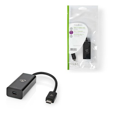 Μετατροπέας USB 3.2 Gen 2x1 Type-C αρσ. - Mini DisplayPort, με ενσωματωμένο καλώδιο 0.20m. Μετατροπέας USB 3.2 Gen 2x1 Type-C αρσ. - Mini DisplayPort, με ενσωματωμένο καλώδιο 0.20m.