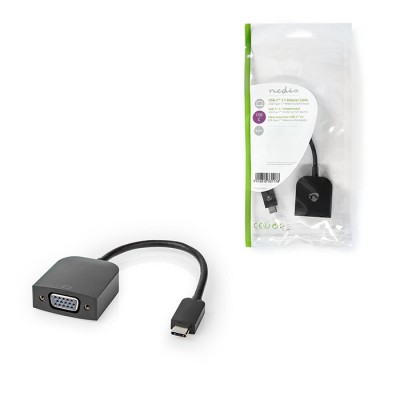 Μετατροπέας USB 3.2 Gen 1x1 Type-C αρσ. - VGA θηλ., 0.20m. Μετατροπέας USB 3.2 Gen 1x1 Type-C αρσ. - VGA θηλ., 0.20m.