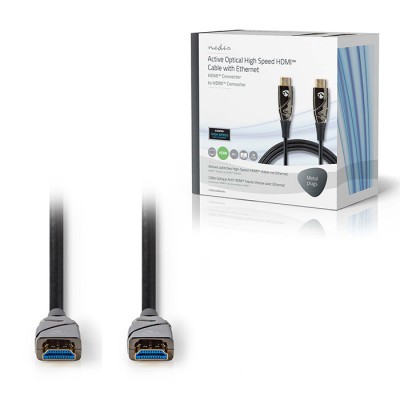 Ενεργό οπτικό καλώδιο High Speed HDMI with Ethernet, HDMI αρσ. - HDMI αρσ. 30m. Ενεργό οπτικό καλώδιο High Speed HDMI with Ethernet, HDMI αρσ. - HDMI αρσ. 30m.