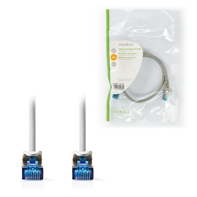 Καλώδιο δικτύου CAT 6a, S/FTP, 0.5m σε γκρι χρώμα. Καλώδιο δικτύου CAT 6a, S/FTP, 0.5m σε γκρι χρώμα.