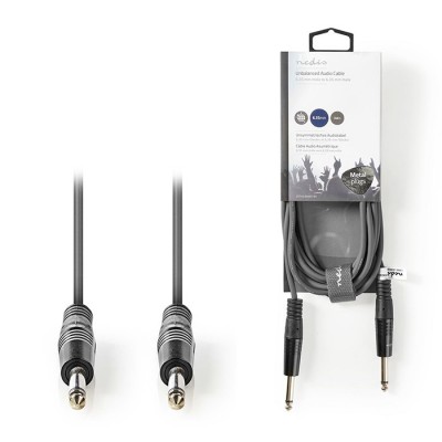 Καλώδιο ήχου mono 6.35mm αρσ. - 6.35mm αρσ., 3.00m Καλώδιο ήχου mono 6.35mm αρσ. - 6.35mm αρσ., 3.00m