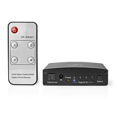 Switch 4 εισόδων TosLink σε μια έξοδο TosLink.