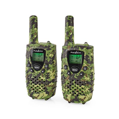 Walkie talkie με εμβέλεια έως και 8 km, σε χρώμα παραλλαγής. Walkie talkie με εμβέλεια έως και 8 km, σε χρώμα παραλλαγής.