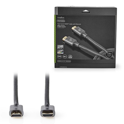 Καλώδιο Premium High speed HDMI with Ethernet, HDMI αρσ. - HDMI αρσ. 10.00m.