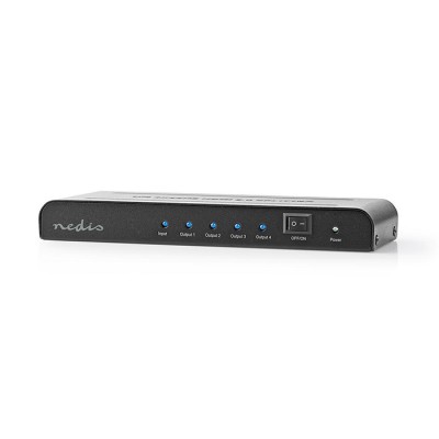 Splitter HDMI 4 θυρών, με λειτουργία EDID και με υποστήριξη 4Κ και 3D. Splitter HDMI 4 θυρών, με λειτουργία EDID και με υποστήριξη 4Κ και 3D.