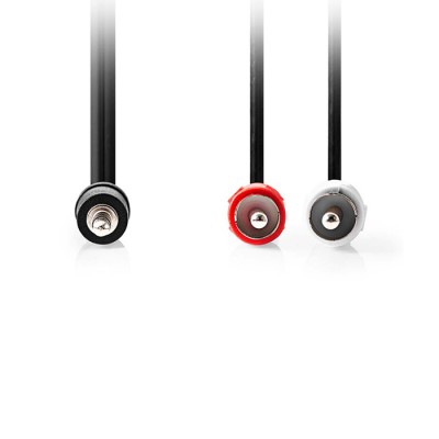 Καλώδιο 2x RCA αρσ. - 3.5mm Stereo αρσ, 10m. Καλώδιο 2x RCA αρσ. - 3.5mm Stereo αρσ, 10m.