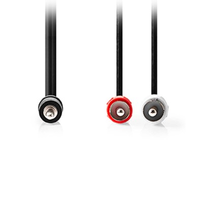 Καλώδιο ήχου 3,5mm stereo αρσ. - 2x RCA αρσ., 5.00m. Καλώδιο ήχου 3,5mm stereo αρσ. - 2x RCA αρσ., 5.00m.