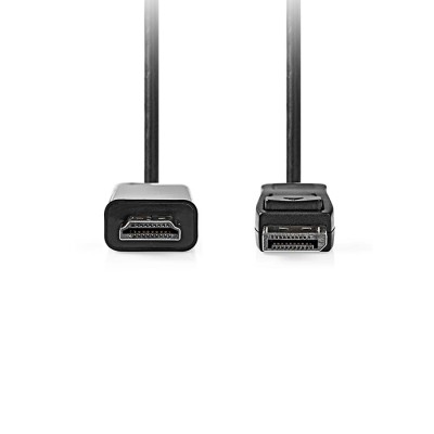 Καλώδιο εικόνας DisplayPort αρσ. - HDMI αρσ., 2.00m. Καλώδιο εικόνας DisplayPort αρσ. - HDMI αρσ., 2.00m.