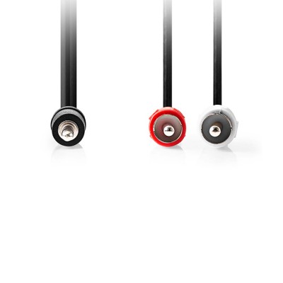 Καλώδιο 2x RCA αρσ. - 3.5mm Stereo αρσ, 1.50m. Καλώδιο 2x RCA αρσ. - 3.5mm Stereo αρσ, 1.50m.