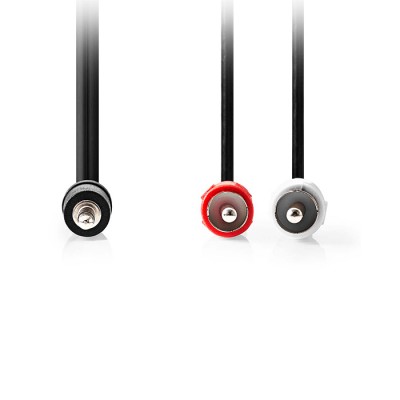 Καλώδιο ήχου 3,5mm stereo αρσ. - 2x RCA αρσ., 3.00m. Καλώδιο ήχου 3,5mm stereo αρσ. - 2x RCA αρσ., 3.00m.