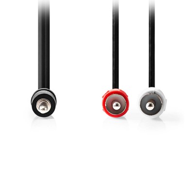 Καλώδιο ήχου 3,5mm αρσ. stereo - 2x RCA αρσ., 2.00m. Καλώδιο ήχου 3,5mm αρσ. stereo - 2x RCA αρσ., 2.00m.