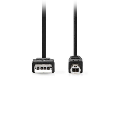 Καλώδιο USB High-Speed A αρσ. - USB B αρσ., 2.00m σε μαύρο χρώμα. Καλώδιο USB High-Speed A αρσ. - USB B αρσ., 2.00m σε μαύρο χρώμα.