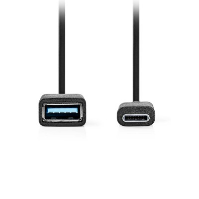 Καλώδιο OTG, USB 3.2 Gen 1x1 Type-C αρσ. - USB Α θηλ., 0.15m. Καλώδιο OTG, USB 3.2 Gen 1x1 Type-C αρσ. - USB Α θηλ., 0.15m.