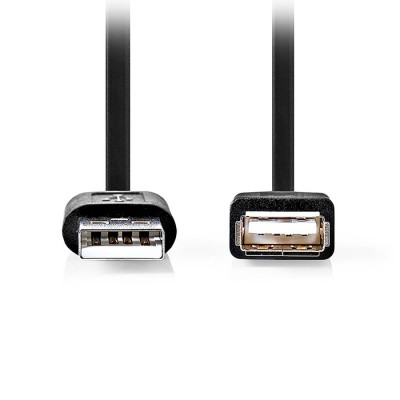 Καλώδιο USB High-Speed Α αρσ. - USB A θηλ., 1.00m. Καλώδιο USB High-Speed Α αρσ. - USB A θηλ., 1.00m.