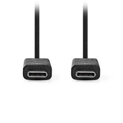 Καλώδιο USB 3.2 Gen 2x1 Type-C αρσ. - USB Type-C αρσ., 1.00m σε μαύρο χρώμα. Καλώδιο USB 3.2 Gen 2x1 Type-C αρσ. - USB Type-C αρσ., 1.00m σε μαύρο χρώμα.