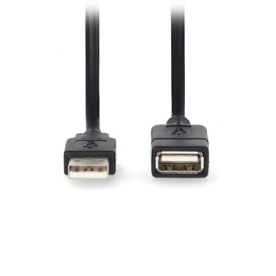 Καλώδιο USB High-Speed Α αρσ. - USB A θηλ., 2.00m. Καλώδιο USB High-Speed Α αρσ. - USB A θηλ., 2.00m.