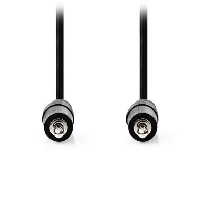 Καλώδιο ήχου 3,5mm αρσ. Stereo - 3,5mm αρσ. Stereo, 1.00m σε μαύρο χρώμα. Καλώδιο ήχου 3,5mm αρσ. Stereo - 3,5mm αρσ. Stereo, 1.00m σε μαύρο χρώμα.