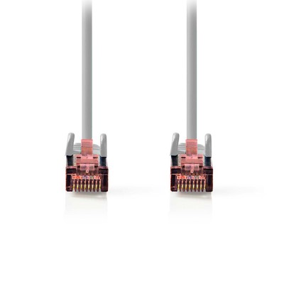 Καλώδιο δικτύου CAT 6, S/FTP, 10m σε γκρι χρώμα.