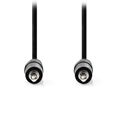 Καλώδιο ήχου 3,5mm αρσ. Stereo - 3,5mm αρσ. Stereo, 3.00m σε μαύρο χρώμα. Καλώδιο ήχου 3,5mm αρσ. Stereo - 3,5mm αρσ. Stereo, 3.00m σε μαύρο χρώμα.