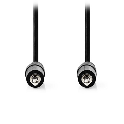 Καλώδιο ήχου 3,5mm αρσ. Stereo - 3,5mm αρσ. Stereo, 1.50m σε μαύρο χρώμα. Καλώδιο ήχου 3,5mm αρσ. Stereo - 3,5mm αρσ. Stereo, 1.50m σε μαύρο χρώμα.