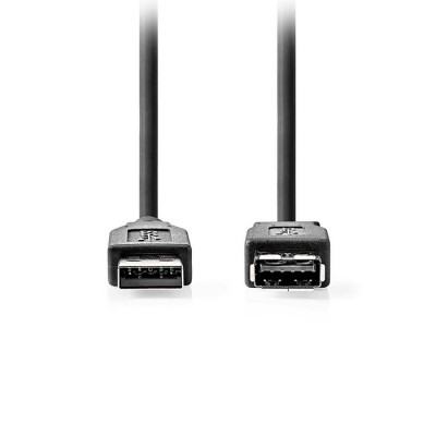 Καλώδιo προέκτασης USB 3.2 Gen 1x1 A αρσ. - USB A θηλ. 2.00m, σε μαύρο χρώμα. Καλώδιo προέκτασης USB 3.2 Gen 1x1 A αρσ. - USB A θηλ. 2.00m, σε μαύρο χρώμα.