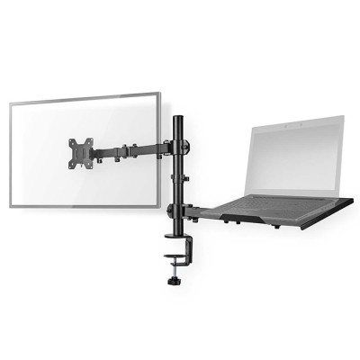 Επιτραπέζια βάση στήριξης για laptop και οθόνη έως 32". Επιτραπέζια βάση στήριξης για laptop και οθόνη έως 32".